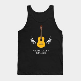 Classically Trained Classical Acoustic Guitar Wings Tank Top